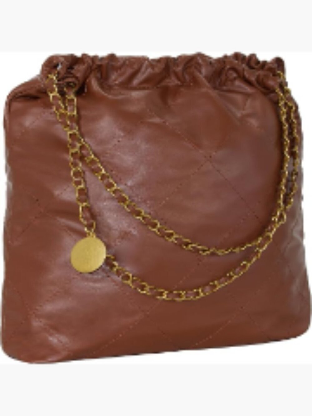 Soft PU Leather Hobo Bag with Wallet Diamond Plaid Crossbody Shoulder Bag
